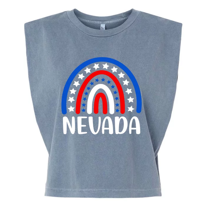 Nevada Gift I Love Nevada Usa Gift Garment-Dyed Women's Muscle Tee