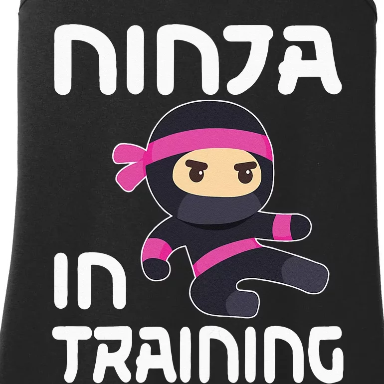 Ninja Girl In Training Ladies Essential Tank