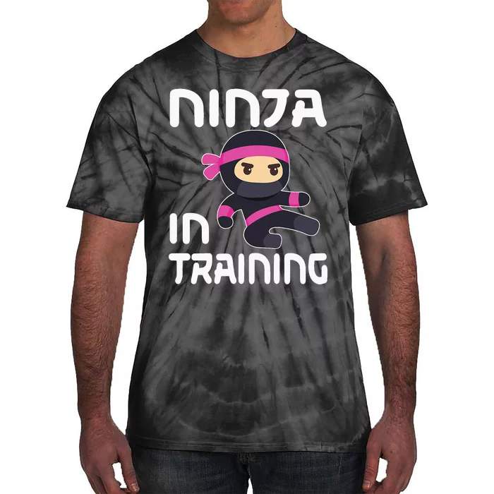 Ninja Girl In Training Tie-Dye T-Shirt