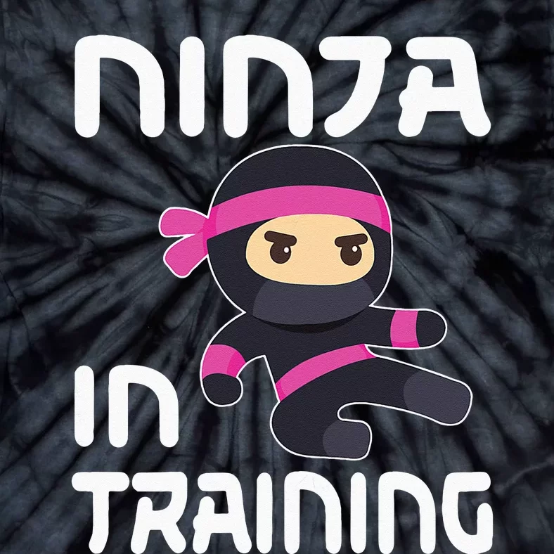 Ninja Girl In Training Tie-Dye T-Shirt