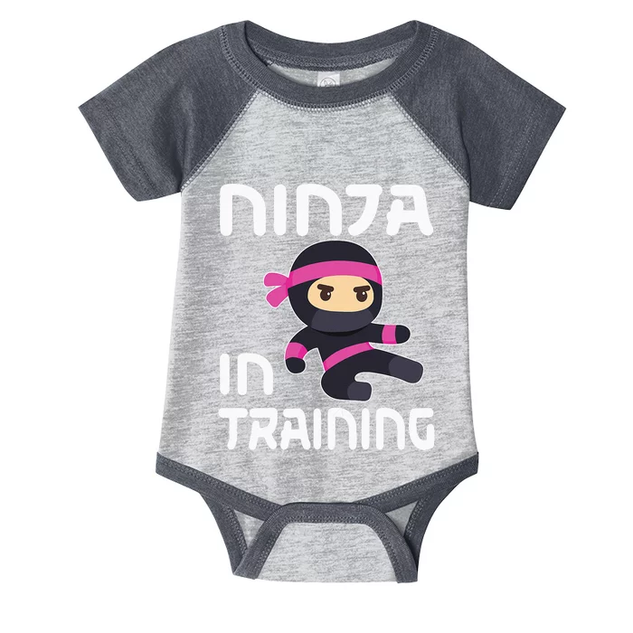 Ninja Girl In Training Infant Baby Jersey Bodysuit