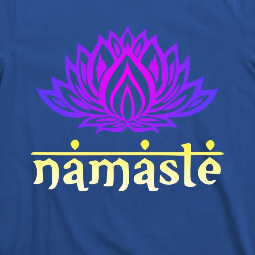 Namaste Gift Lotus Flower Spiritual Yoga Om Great Gift T-Shirt