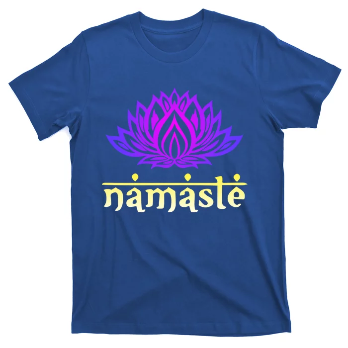 Namaste Gift Lotus Flower Spiritual Yoga Om Great Gift T-Shirt