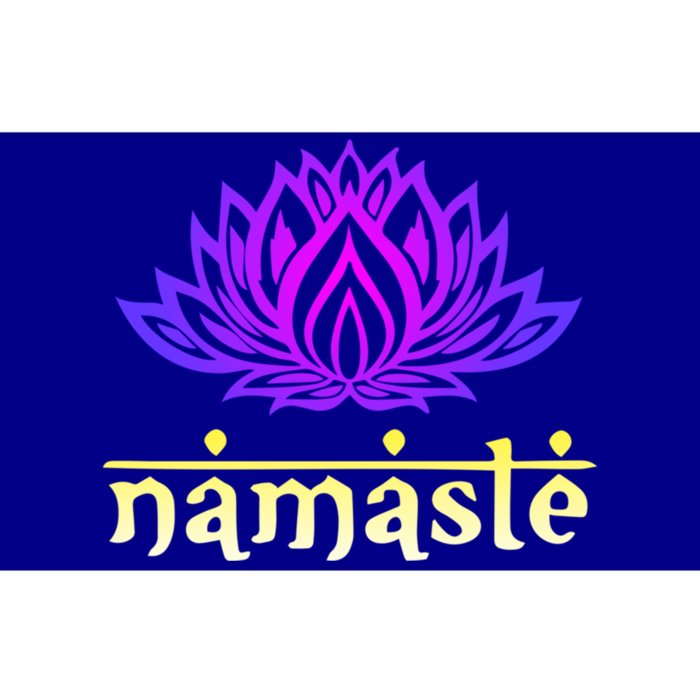 Namaste Gift Lotus Flower Spiritual Yoga Om Great Gift Bumper Sticker