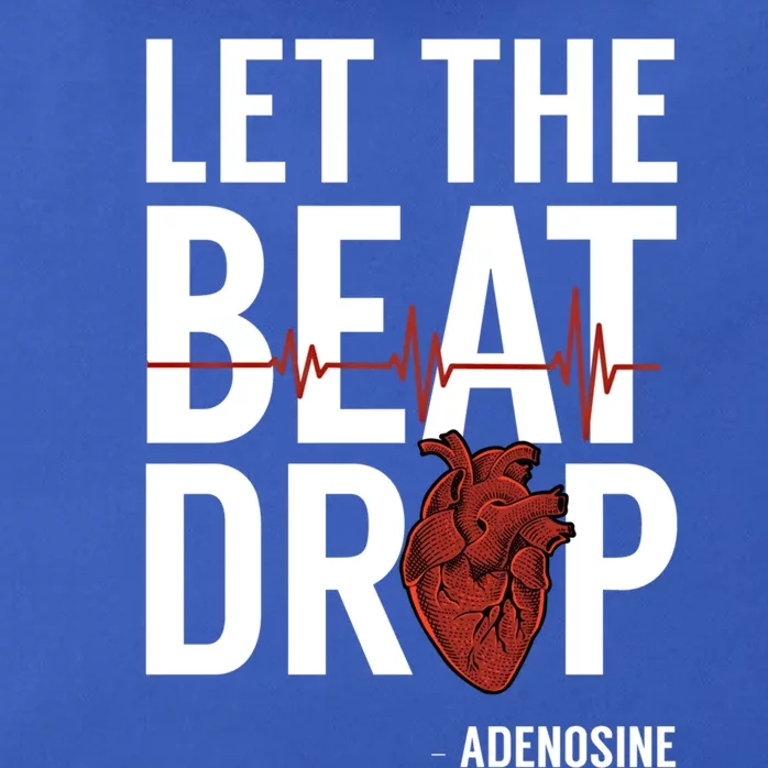 Nurse Gift Let The Beat Drop Adenosine Rn Meaningful Gift Zip Tote Bag