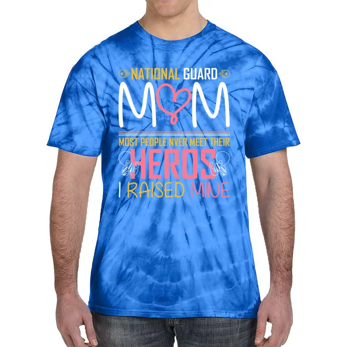 National Guard Mom Army Military Family Heroes Patriot Gift Tie-Dye T-Shirt