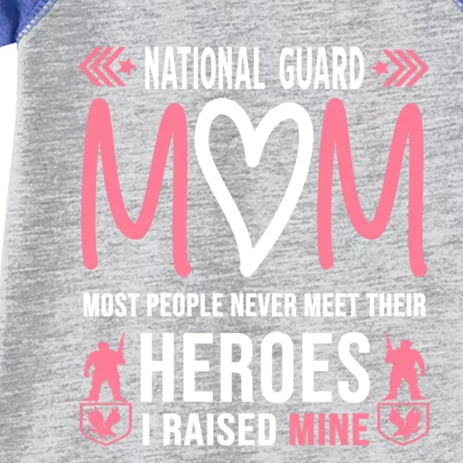 National Guard Mom Gift Army Heroes Funny Gift Military Family Gift Infant Baby Jersey Bodysuit