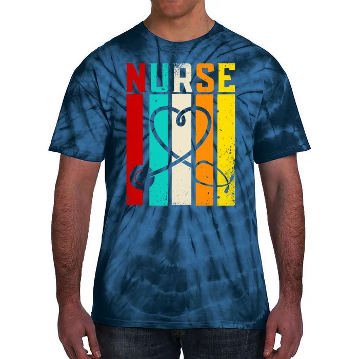 Nurse Gifts Nurse Week Gifts Cute Nurse Vintage Retro Tie-Dye T-Shirt