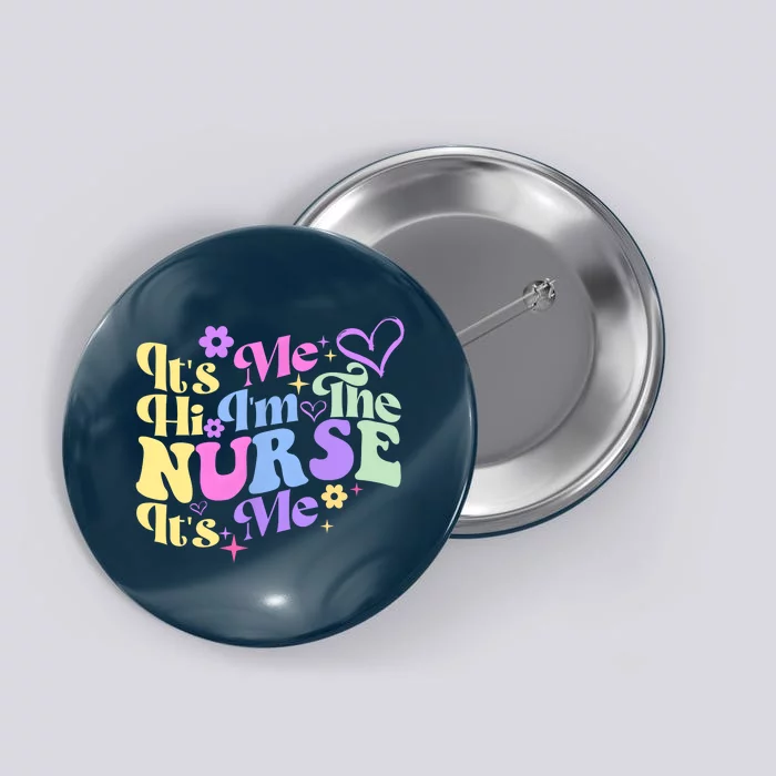 Nurse Gifts Nurse Week Gifts Cute Nurse Vintage Retro Button