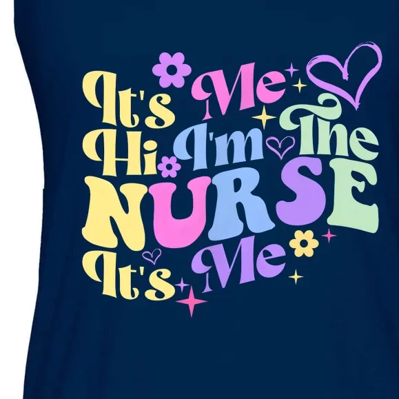 Nurse Gifts Nurse Week Gifts Cute Nurse Vintage Retro Ladies Essential Flowy Tank