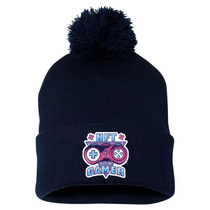 NFT Gamer Pom Pom 12in Knit Beanie