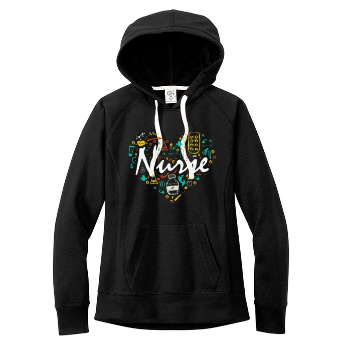 Nurse Gifts Nurse Week Gifts Cute Nurse Women's Fleece Hoodie