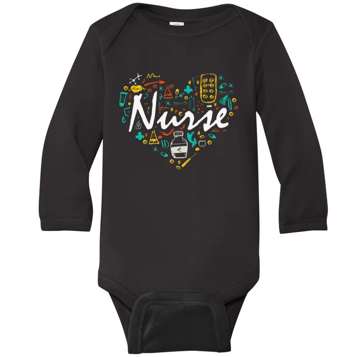 Nurse Gifts Nurse Week Gifts Cute Nurse Baby Long Sleeve Bodysuit