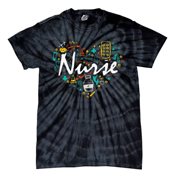 Nurse Gifts Nurse Week Gifts Cute Nurse Tie-Dye T-Shirt