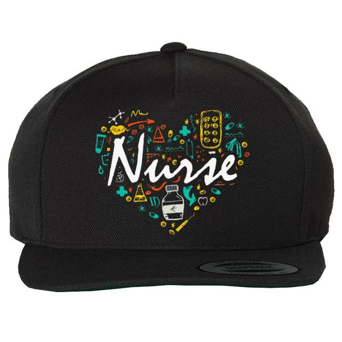 Nurse Gifts Nurse Week Gifts Cute Nurse Wool Snapback Cap