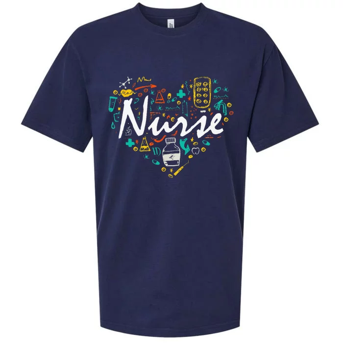 Nurse Gifts Nurse Week Gifts Cute Nurse Sueded Cloud Jersey T-Shirt