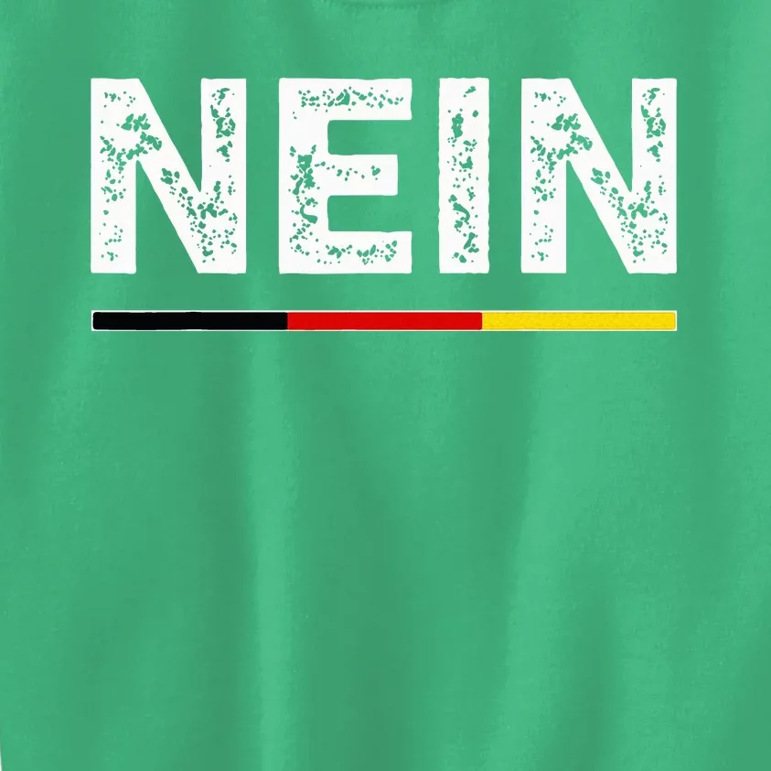 Nein German No Saying Funny Germany Kids Sweatshirt