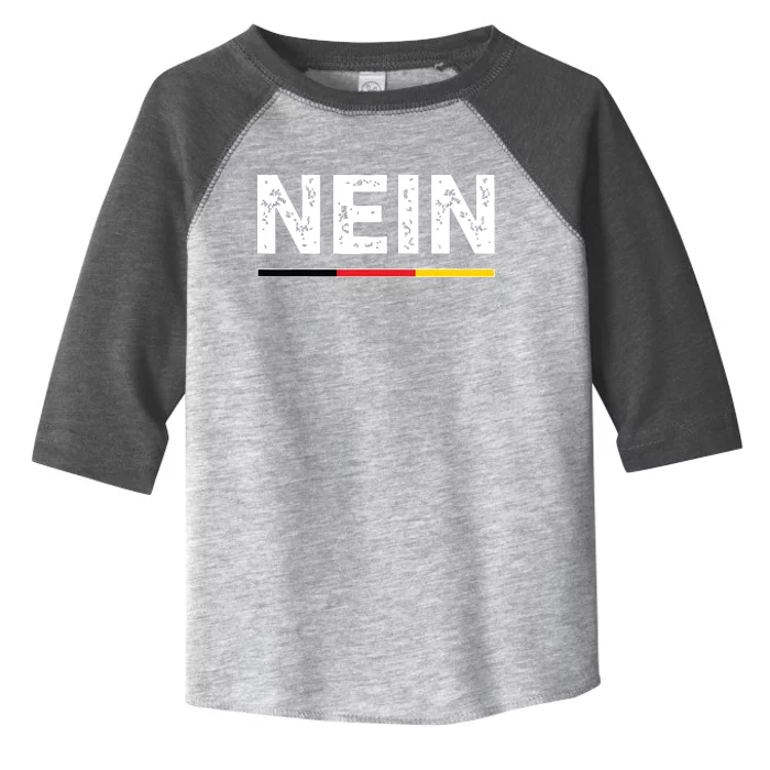 Nein German No Saying Funny Germany Vintage Toddler Fine Jersey T-Shirt