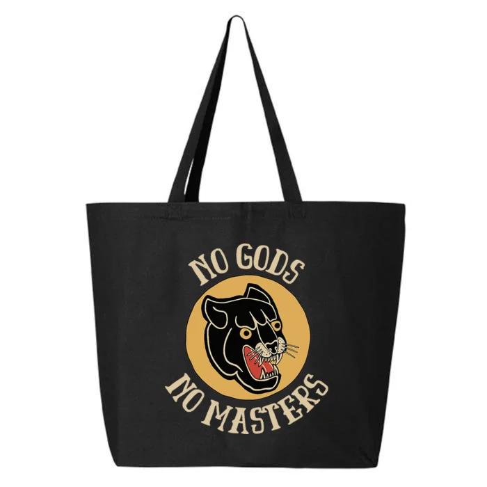 No Gods No Masters Retro Anarchist 25L Jumbo Tote