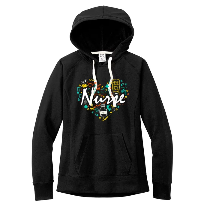 Nurse Gifts Nurse Week Gifts Cute Nurse Women's Fleece Hoodie