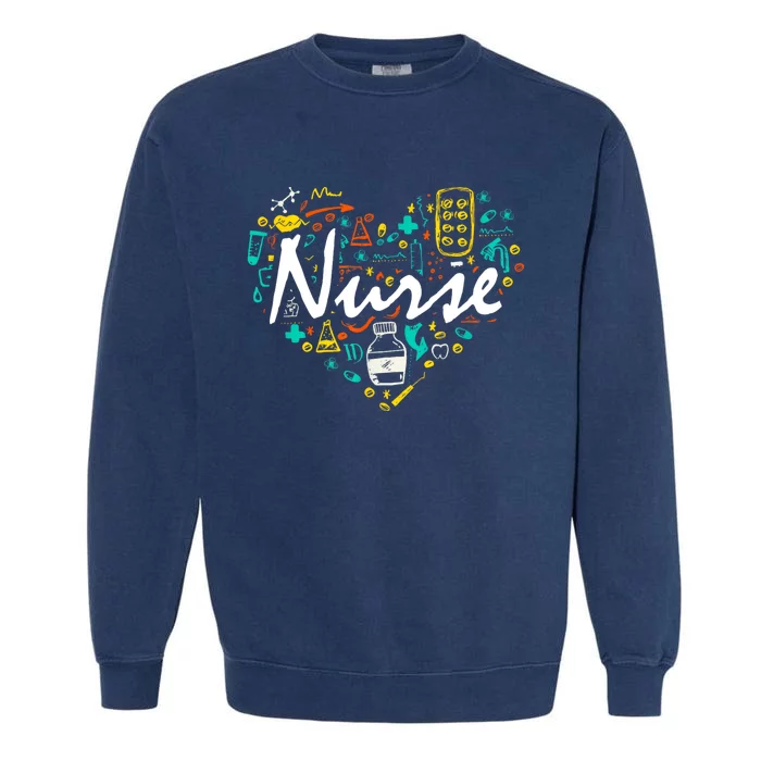 Nurse Gifts Nurse Week Gifts Cute Nurse Garment-Dyed Sweatshirt