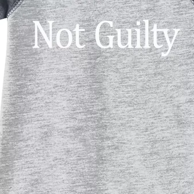 Not Guilty - Infant Baby Jersey Bodysuit