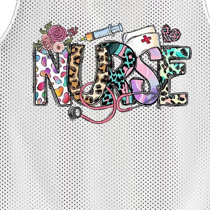 Nurse Gifts Mesh Reversible Basketball Jersey Tank