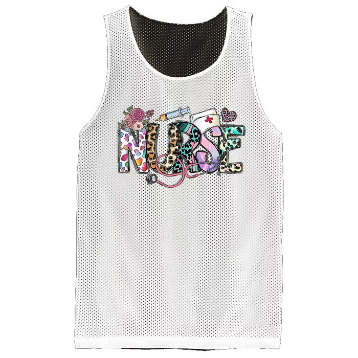 Nurse Gifts Mesh Reversible Basketball Jersey Tank