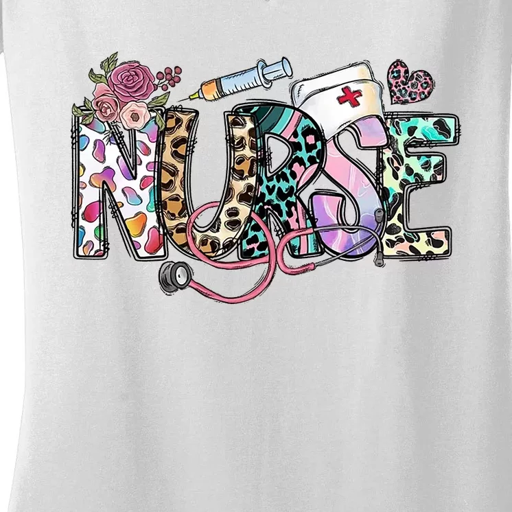 Nurse Gifts Women's V-Neck T-Shirt