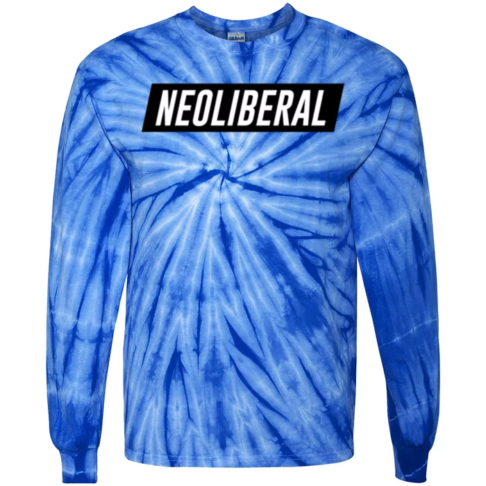 Neoliberal Gift Tie-Dye Long Sleeve Shirt