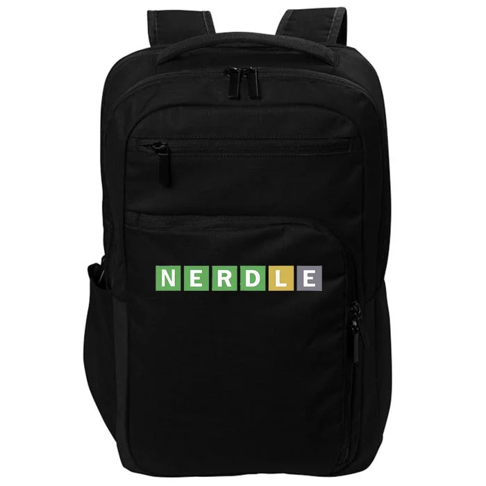 Nerdle Game Nerd Impact Tech Backpack