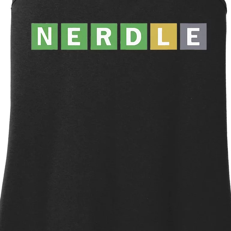 Nerdle Game Nerd Ladies Essential Tank