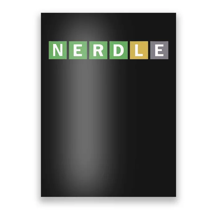 Nerdle Game Nerd Poster