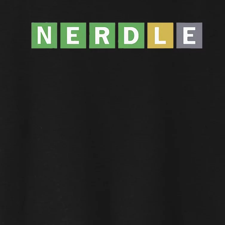 Nerdle Game Nerd Women's Crop Top Tee