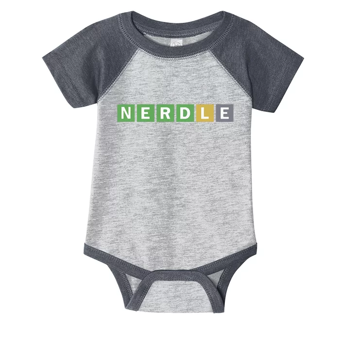 Nerdle Game Nerd Infant Baby Jersey Bodysuit