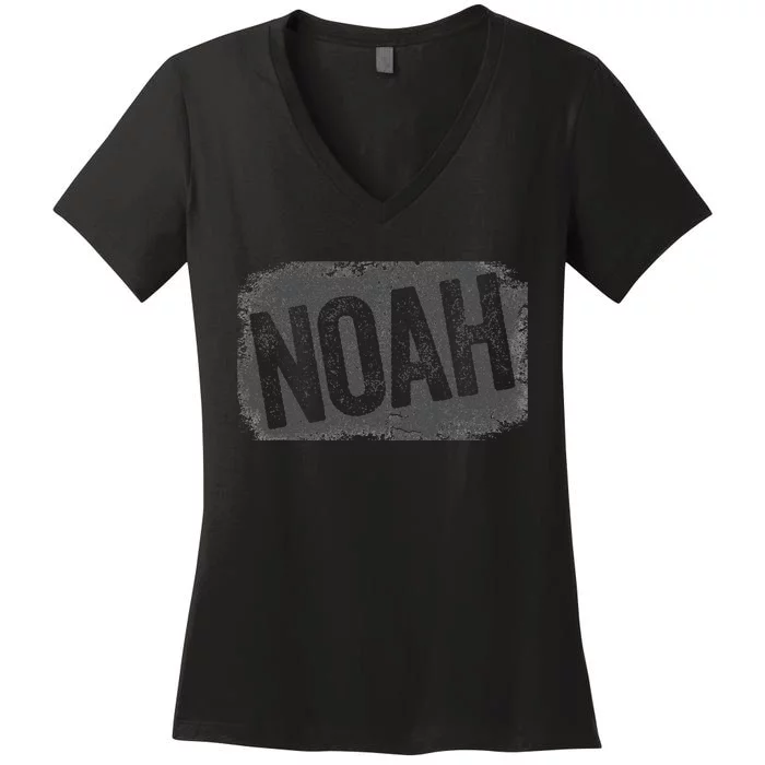 Noah Grunge Noah Top Name Gifts Noah Women's V-Neck T-Shirt