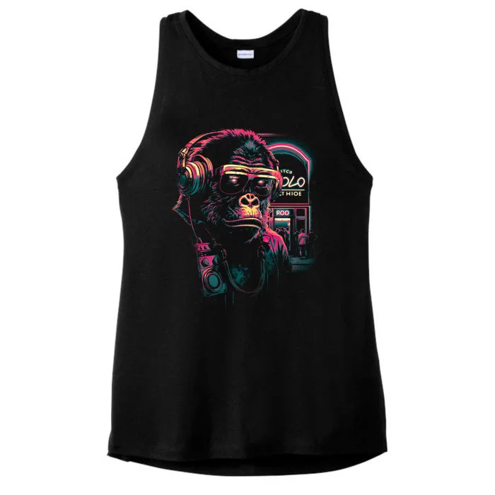 Neon Gorilla Ladies Tri-Blend Wicking Tank