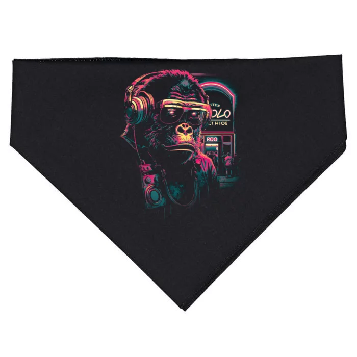 Neon Gorilla USA-Made Doggie Bandana