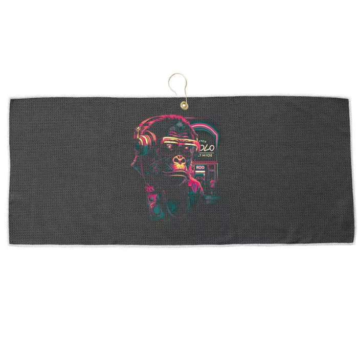 Neon Gorilla Large Microfiber Waffle Golf Towel