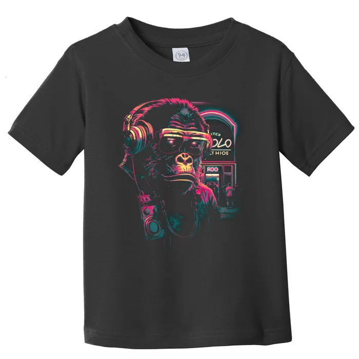 Neon Gorilla Toddler T-Shirt