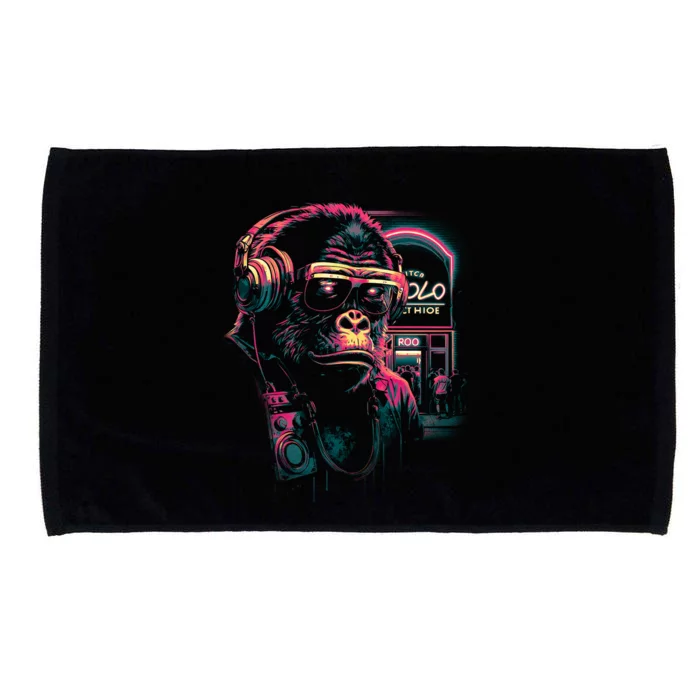 Neon Gorilla Microfiber Hand Towel