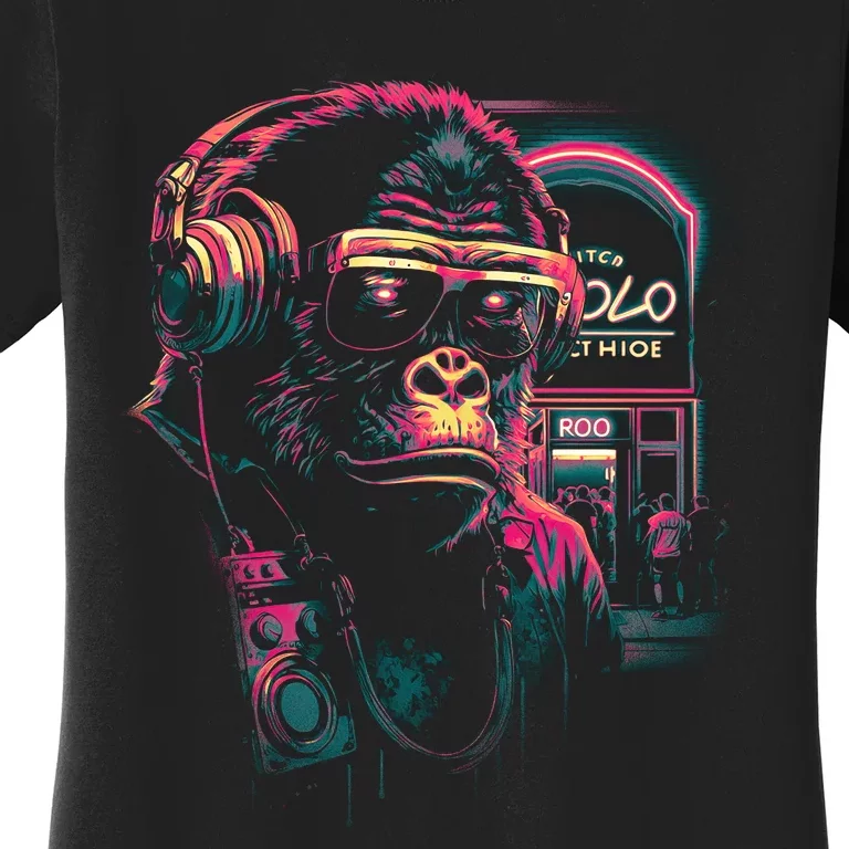 Neon Gorilla Women's T-Shirt