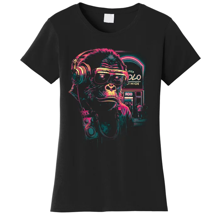 Neon Gorilla Women's T-Shirt