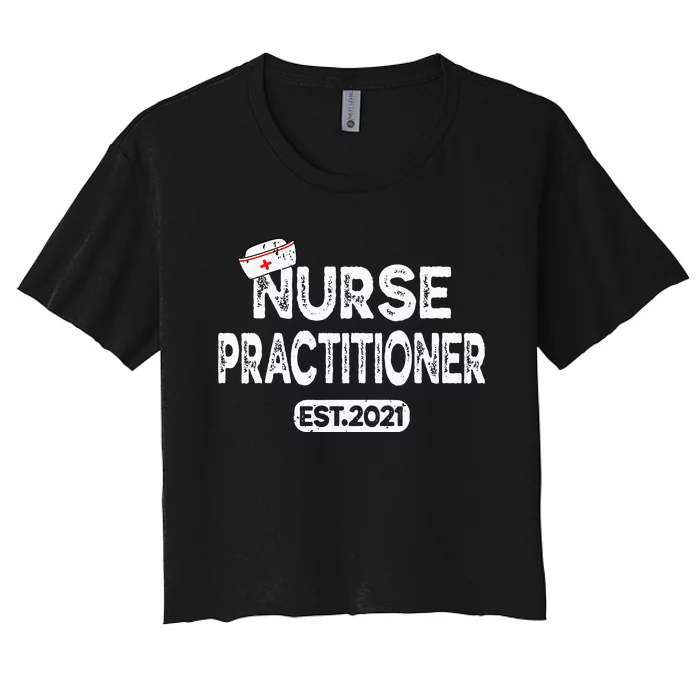 NP Graduation NP Established Est Nurse Practitioner Women's Crop Top Tee