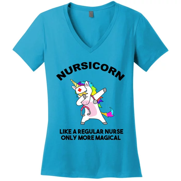 Nursicorn Gift Women's V-Neck T-Shirt