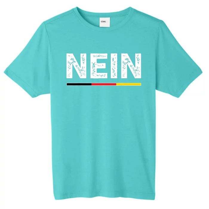 Nein German No Saying Funny Germany Vintage ChromaSoft Performance T-Shirt