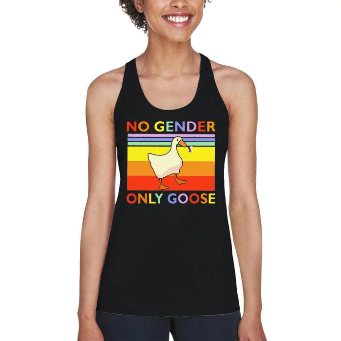 No Gender Only Goose Retro Vintage Women's Racerback Tank