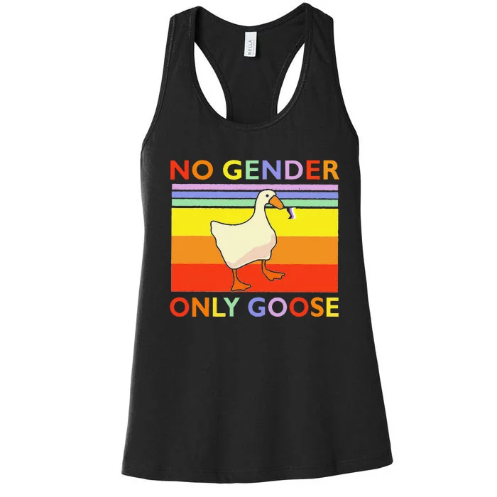 No Gender Only Goose Retro Vintage Women's Racerback Tank