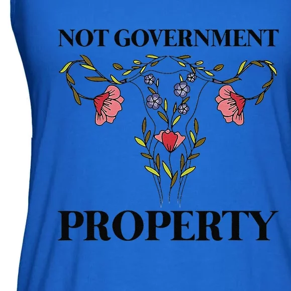 Not Government Property Ladies Essential Flowy Tank