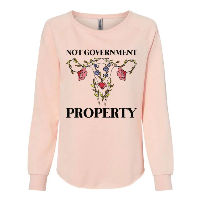 Not Government Property Womens California Wash Sweatshirt